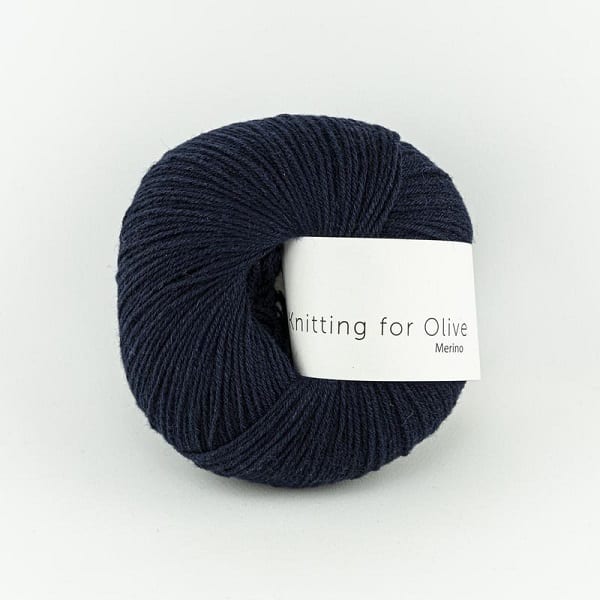 Marineblå -	Heavy Merino - Knitting for Olive - Garntopia