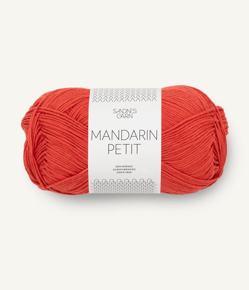 4018 Scarlet Red - Mandarin Petit - Sandnes garn - Garntopia