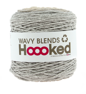 Sandy Grey - Wavy Blends - Hoooked Yarn - Garntopia