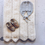 Vinterbarn babyteppe - Papir - Mille Fryd Knitwear - Garntopia