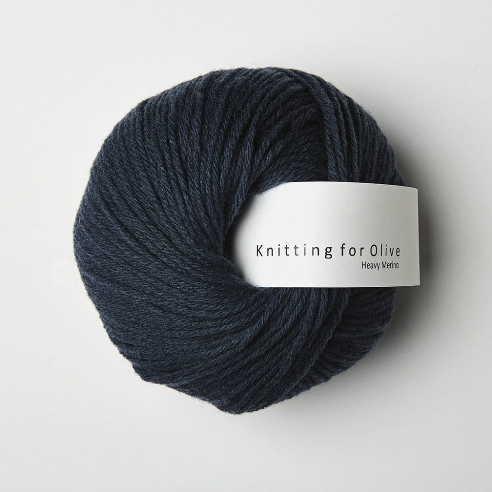 Dyb Petroleumsblå -	Heavy Merino - Knitting for Olive - Garntopia