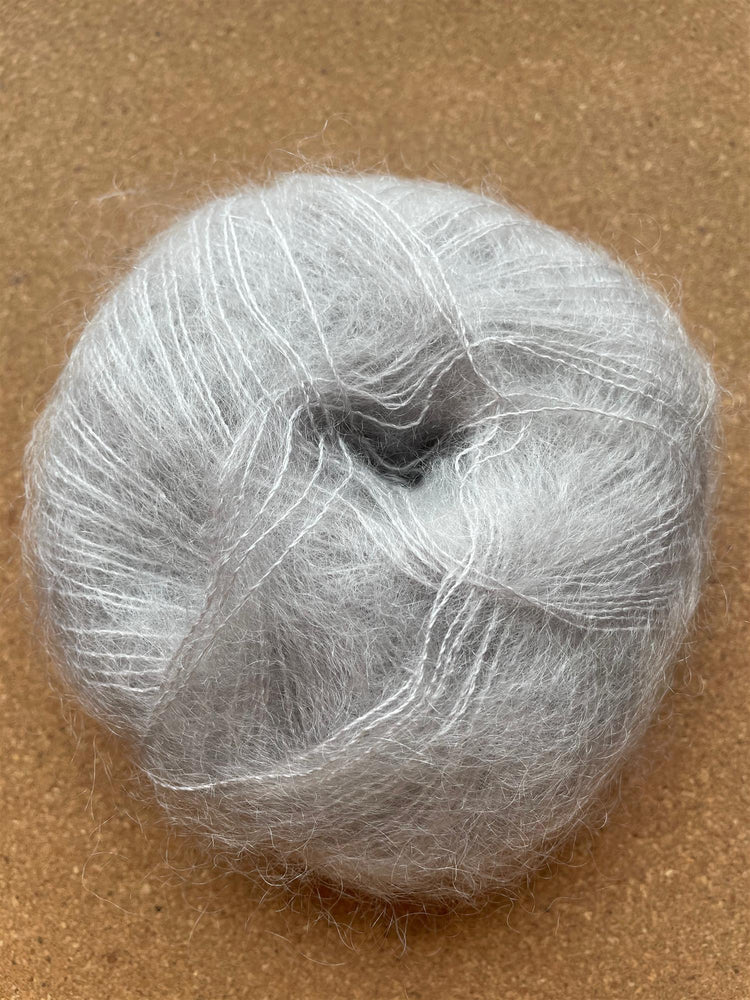 3079 Sølvgrå -	Brushed Lace - Mohair by Canard - Garntopia