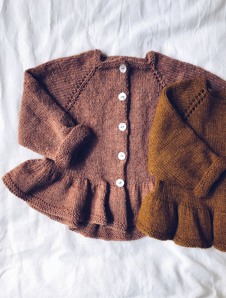 Camille Cardigan barn  - Papir - Mille Fryd Knitwear - Garntopia
