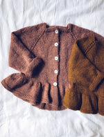 Camille Cardigan barn  - Papir - Mille Fryd Knitwear - Garntopia