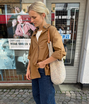 Terrazzo Bag liten - garnpakke - Sand + Tweed - PetiteKnit - Garntopia