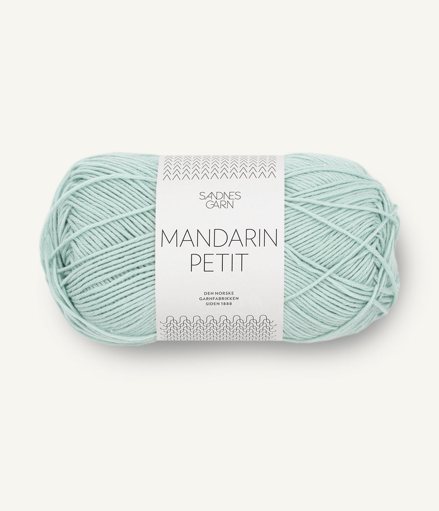 7720 Blå Mint - Mandarin Petit - Sandnes garn - Garntopia