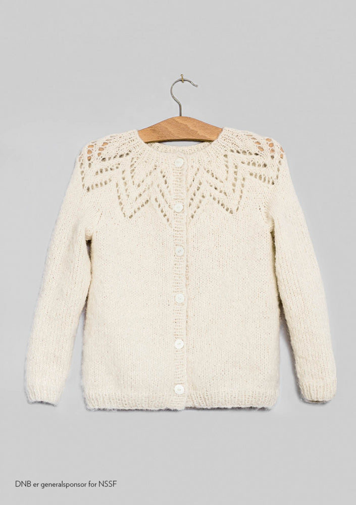 Tiril 9 - Tiriljakke barn - Papir - Sandnes garn - Garntopia