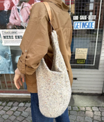 Terrazzo Bag liten - garnpakke - Sand + Tweed - PetiteKnit - Garntopia