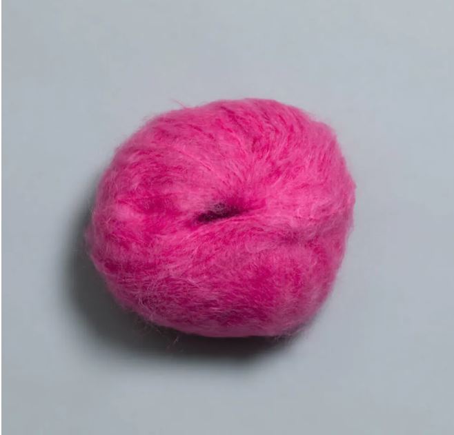 Tjukk Mohair  106 Knæsj  Rosa -	Tjukk Mohair - Rauma Garn - Garntopia