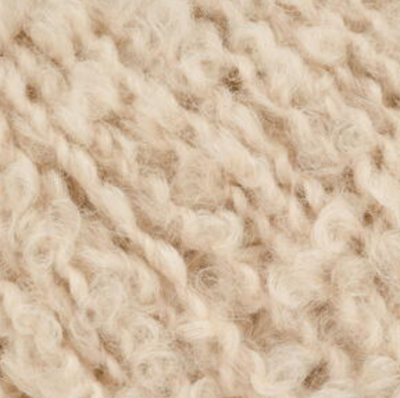 Teddy Clutch liten - garnpakke - Lys Beige - PetiteKnit - Garntopia