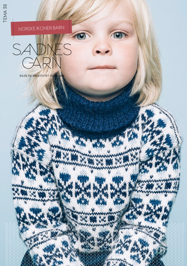 Tema 38 - Norske Ikoner Barn - Sandnes garn - Garntopia