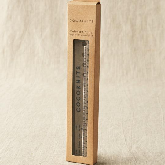 Ruler and Needle gauge set - Cocoknits - Garntopia