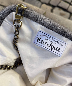 Winter Clutch - garnpakke - Grå - PetiteKnit - Garntopia